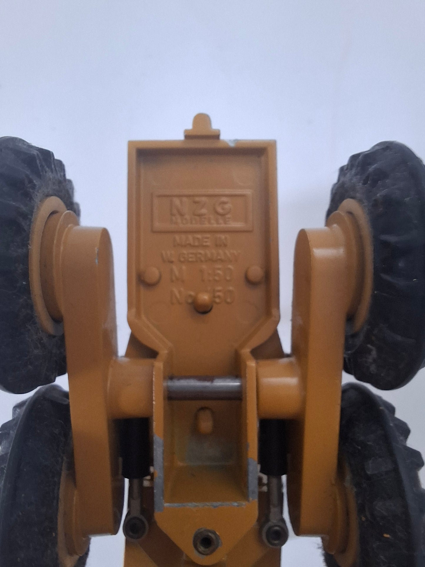 NZG W. German CAT Yellow Motorgrader Model 12G 1:50 Scale Die-Cast