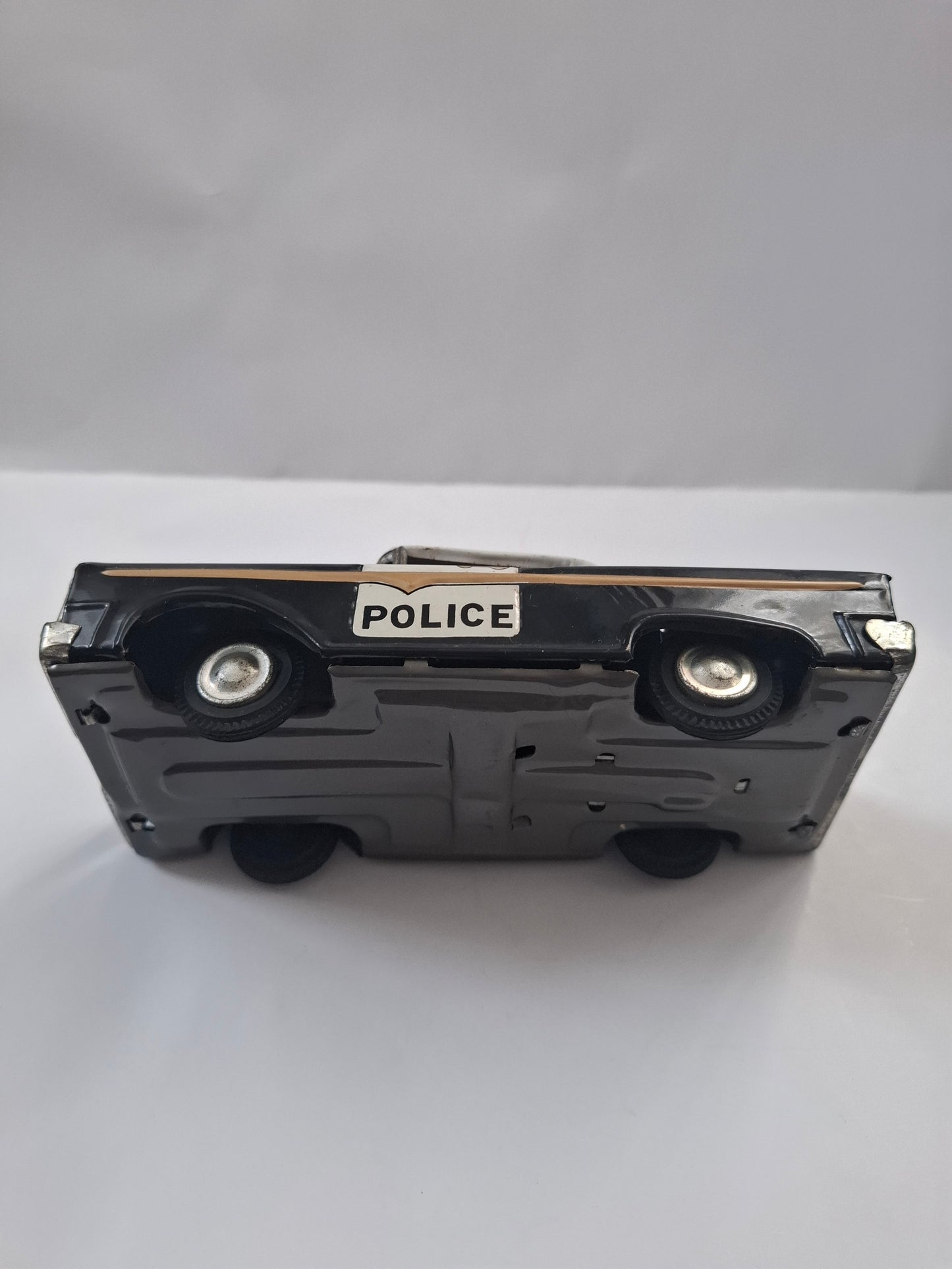 Collectable Police Patrol Car Japan Tin metal Vintage Detailed Lithograph 1960 Rare