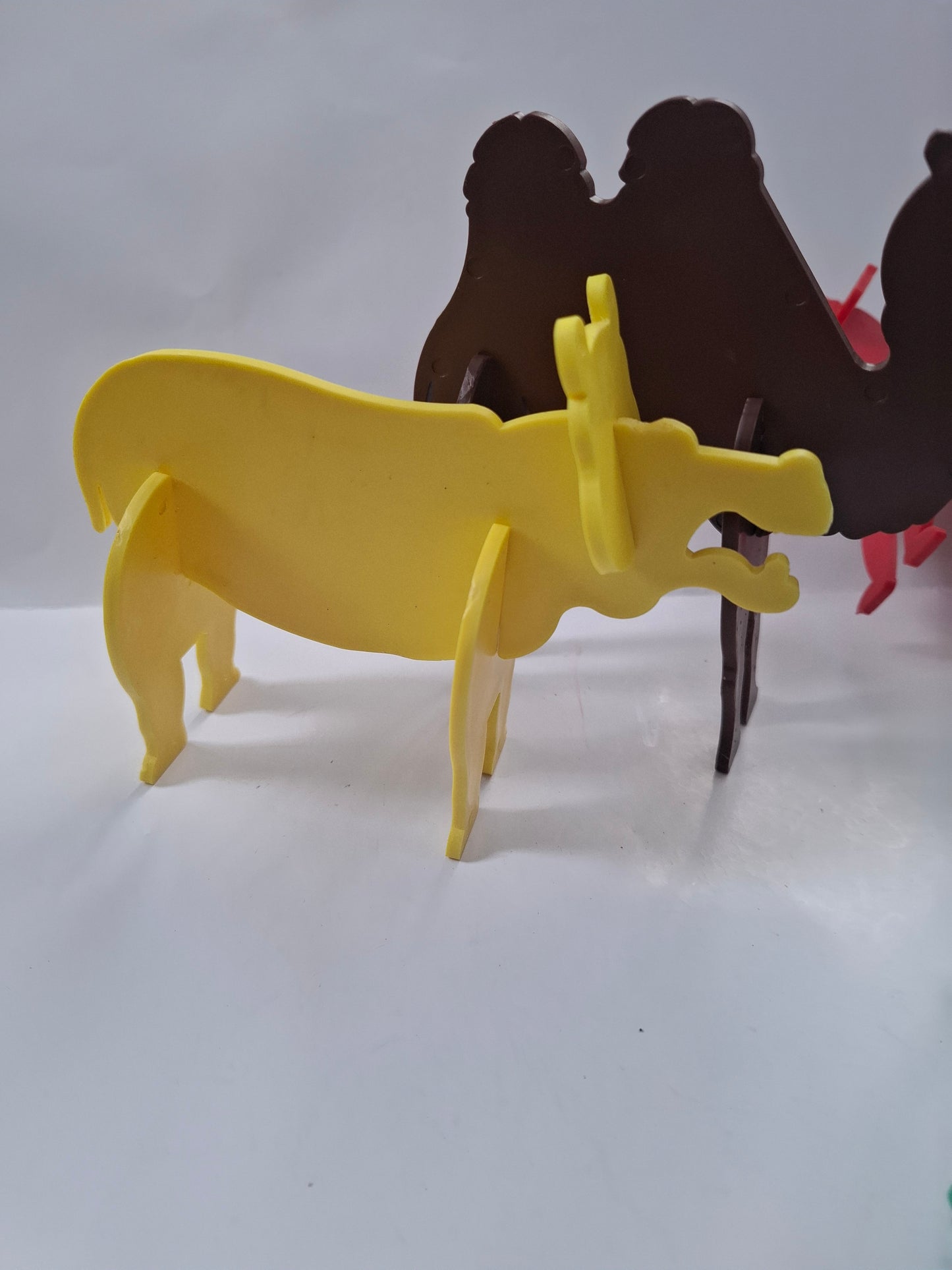 Vintage Game Zoo set Nr.2 of 5 animals- Sort My Tiles Zoo - Puzzle ZOO kit - Game - Puzzle for kids - Funny game