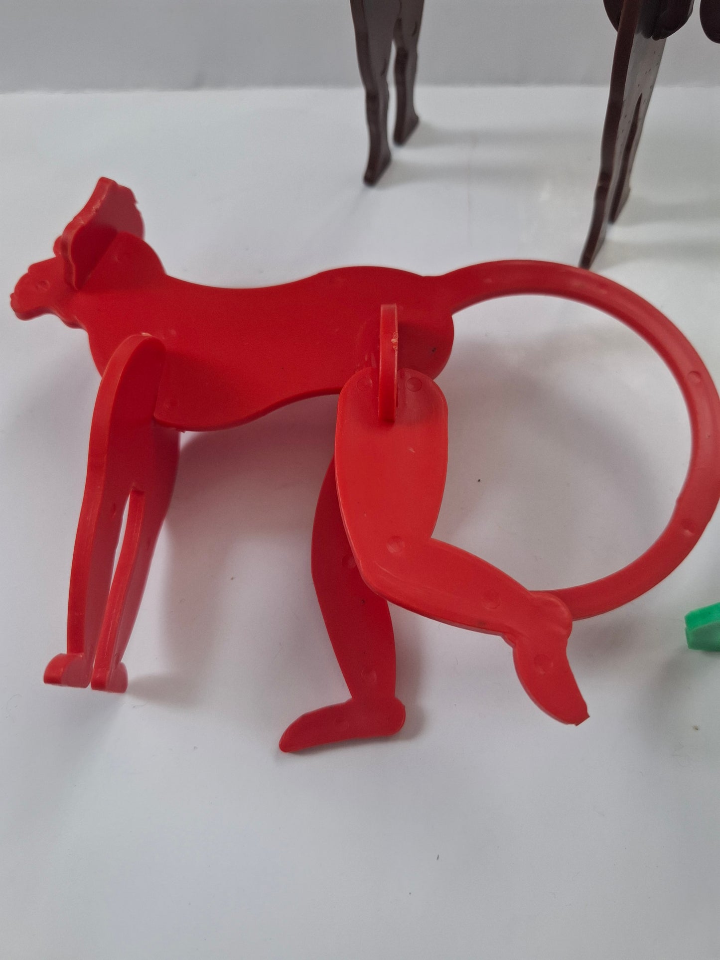 Vintage Game Zoo set Nr.2 of 5 animals- Sort My Tiles Zoo - Puzzle ZOO kit - Game - Puzzle for kids - Funny game