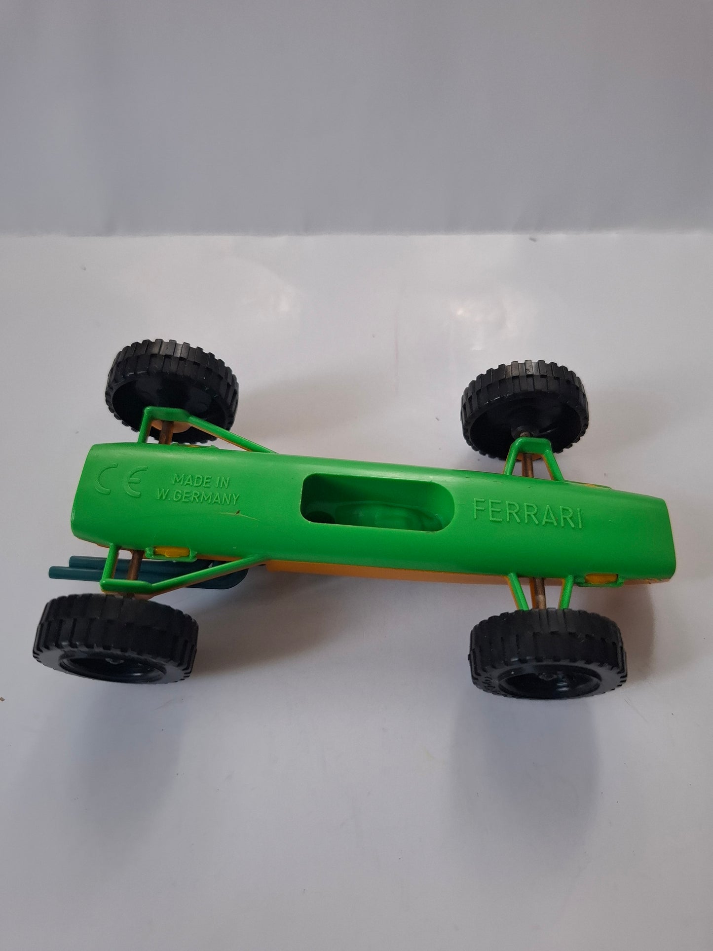 Vintage Ferrari F1 race car plastic 80s made in W. Germany