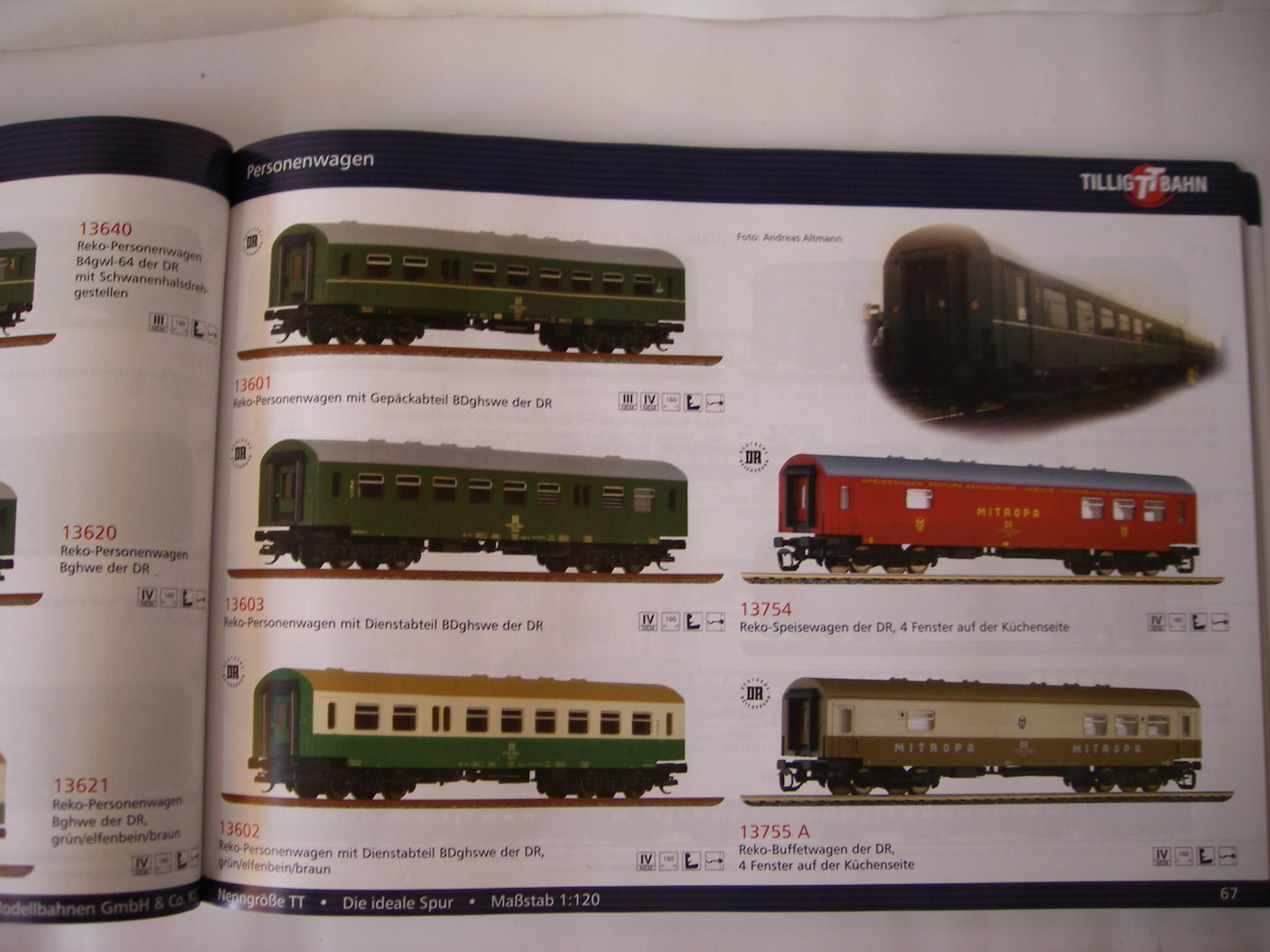 Catalog Tillig TT Bahn 2007/2008 -Secondhand