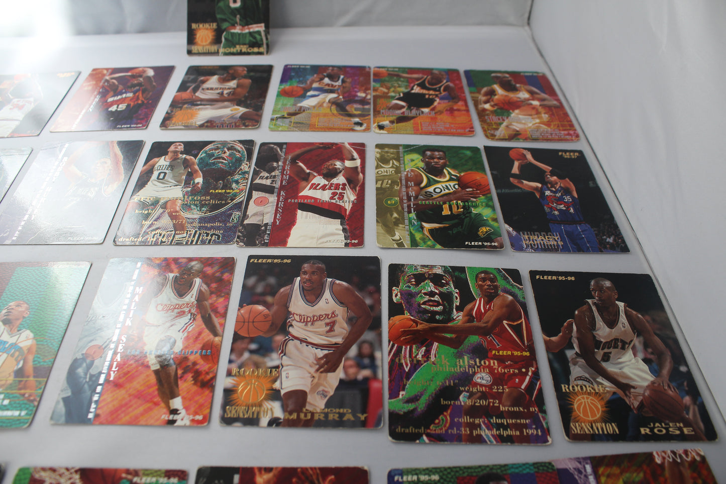 Vintage NBA 1995-96-97 s Fleer Basketball Cards 29 Lot - Complete Your Set