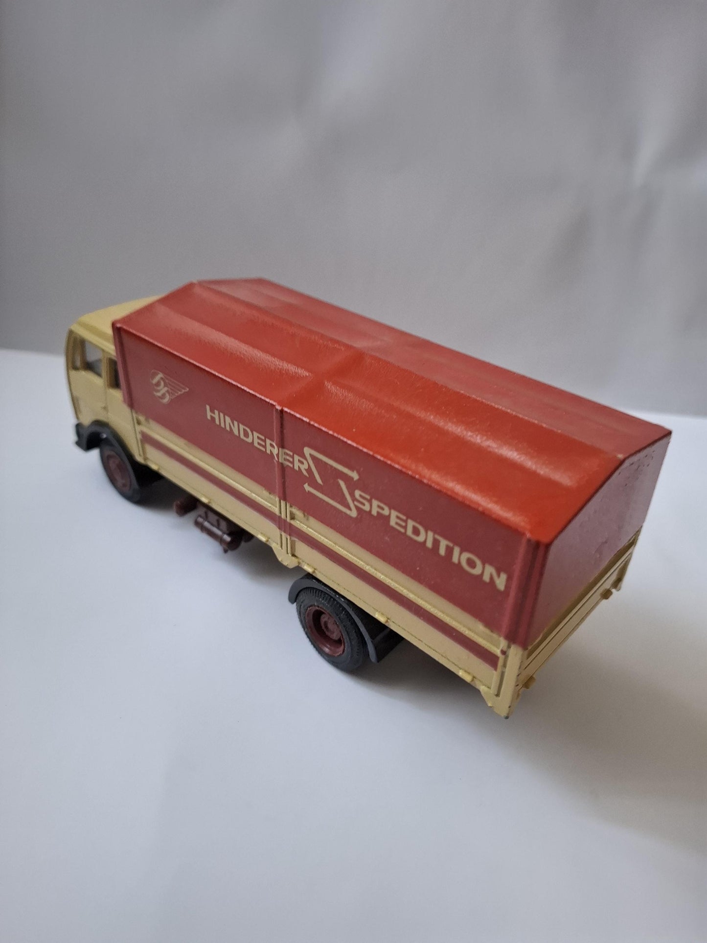 Classic NZG No. 146  Mercedes Benz 1632S 1932S 1:50 Scale Hinderer Spedition Truck and Trailer
