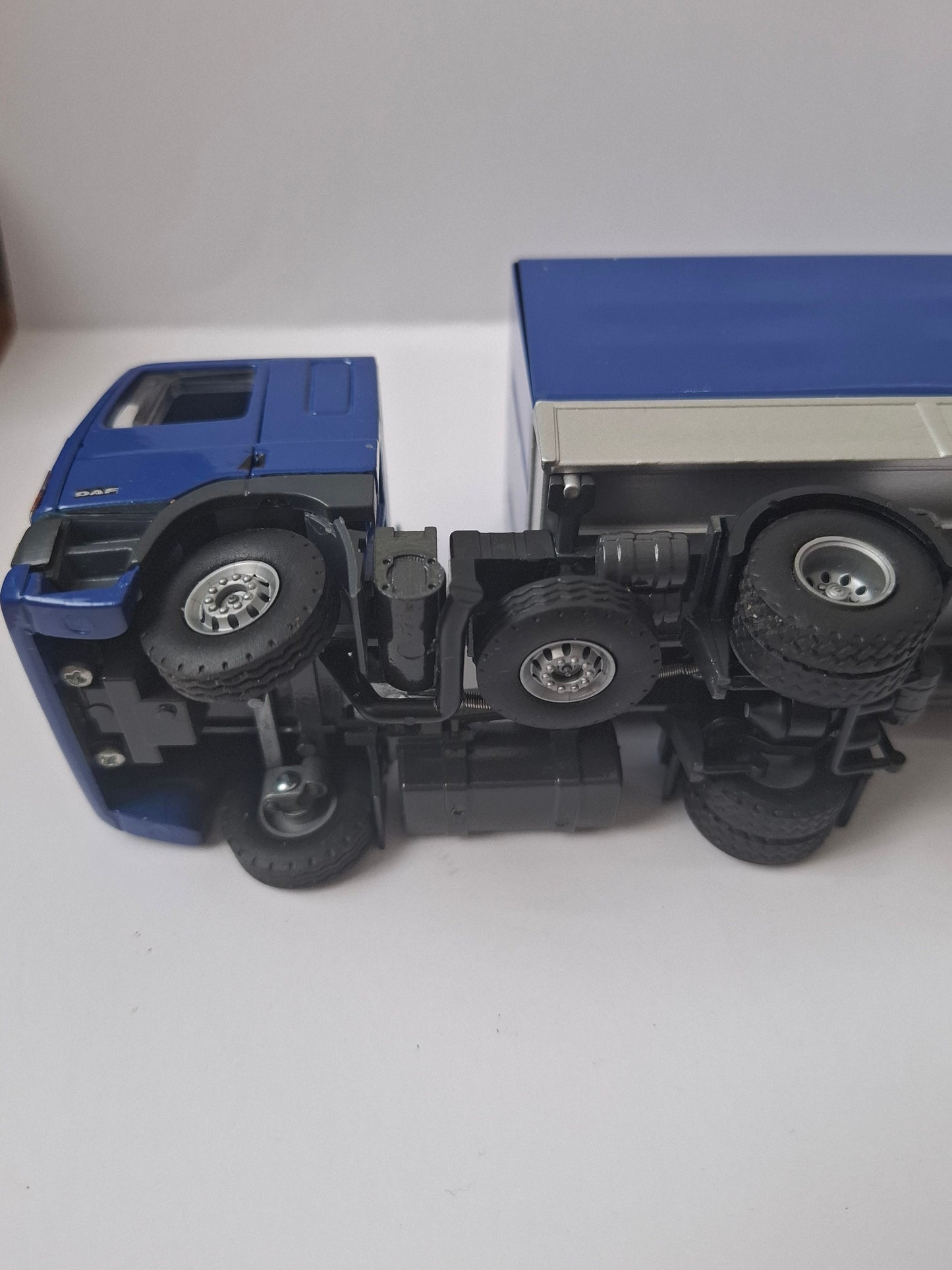 Tekno 1:50 Scale DAF 85/360 ATI Blue Truck Model - Vintage Dutch Collectible