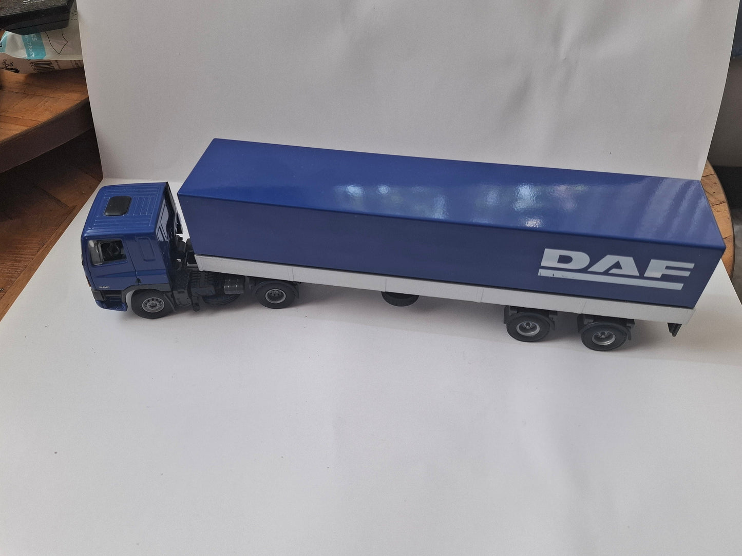 Tekno 1:50 Scale DAF 85/360 ATI Blue Truck Model - Vintage Dutch Collectible