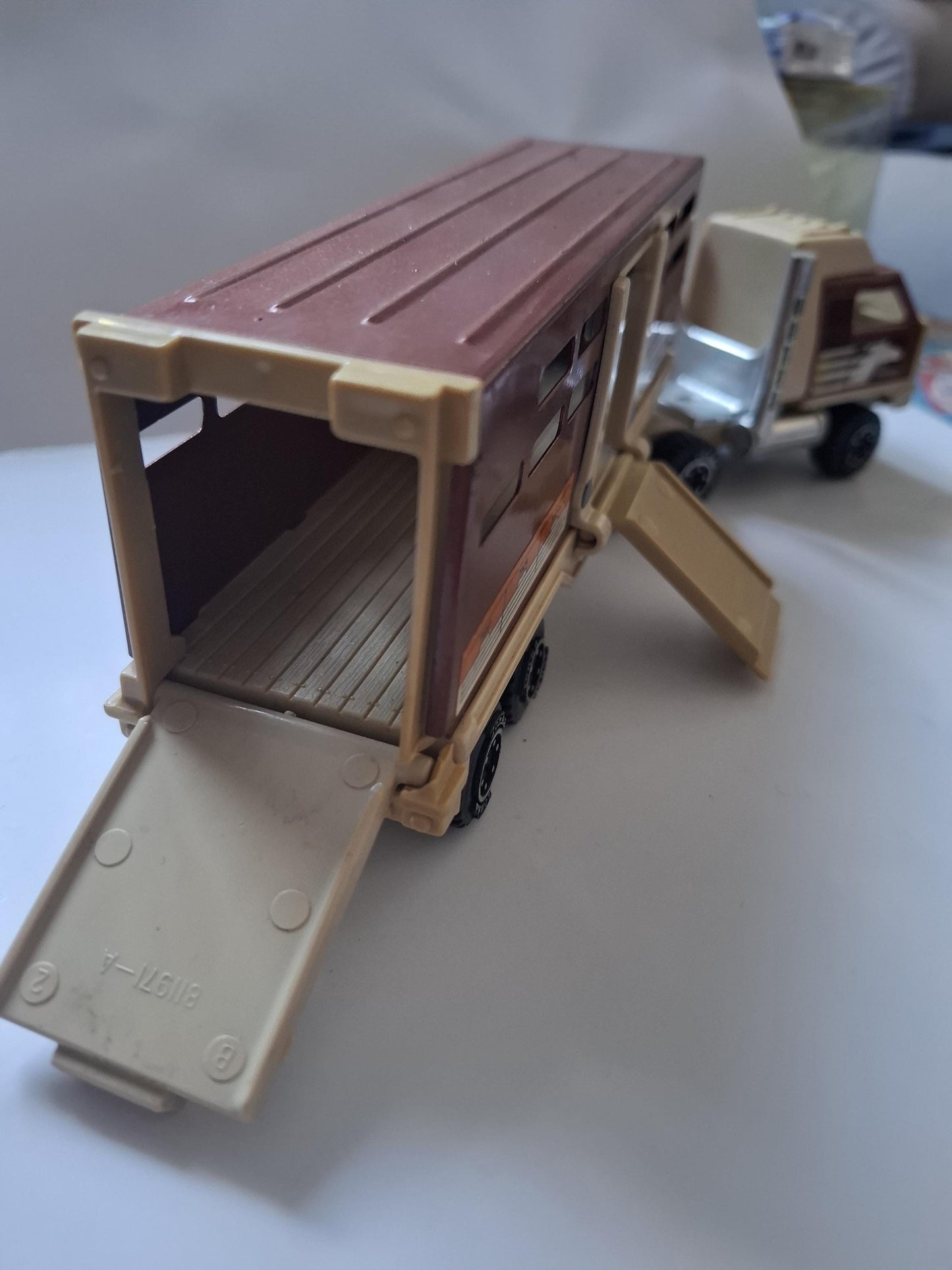 Vintage 1980 Tonka Cattle/Horse Truck + Semi Truck - made in Mexico