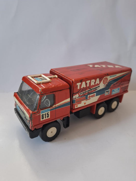 KDN Tatra T815 truck 6X6 Paris Dakar 1988 Pressed Steel MAM Strager Trappes N 615 - made in Czechoslovakia -  1:43 scale