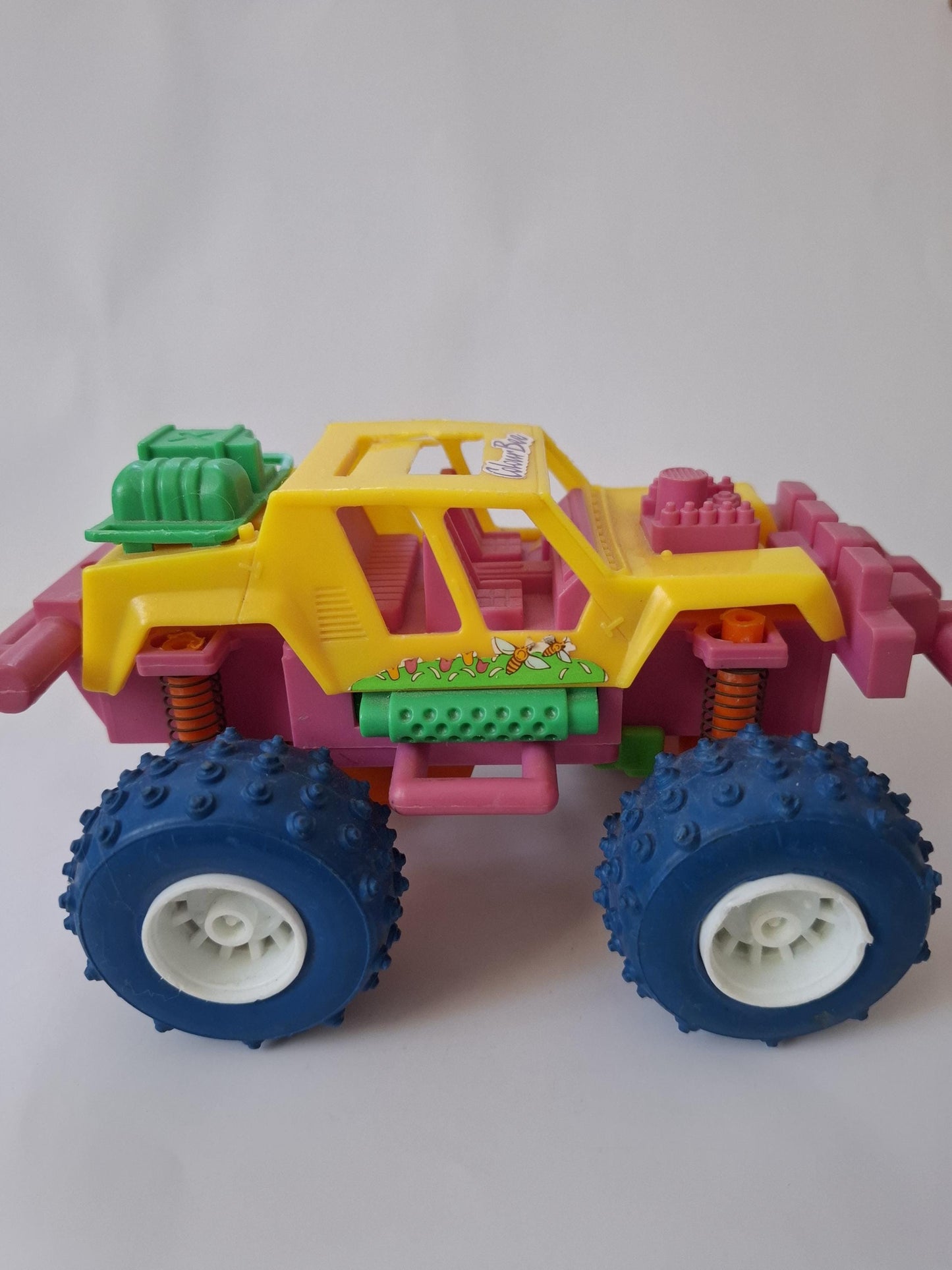 Colour Bee (New-Ray) 4X4 Monster Truck Vehicle Toy 1986 Vintage