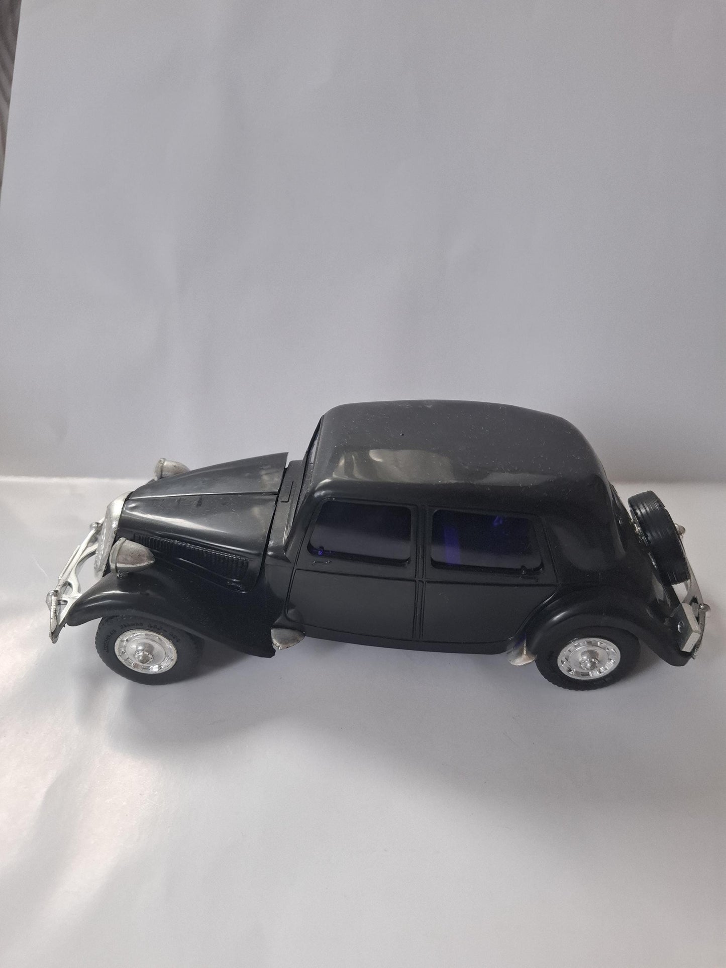 Vintage Toy Car Plastic Car Citroen 15CV Black Diecast Car made in Hong Kong