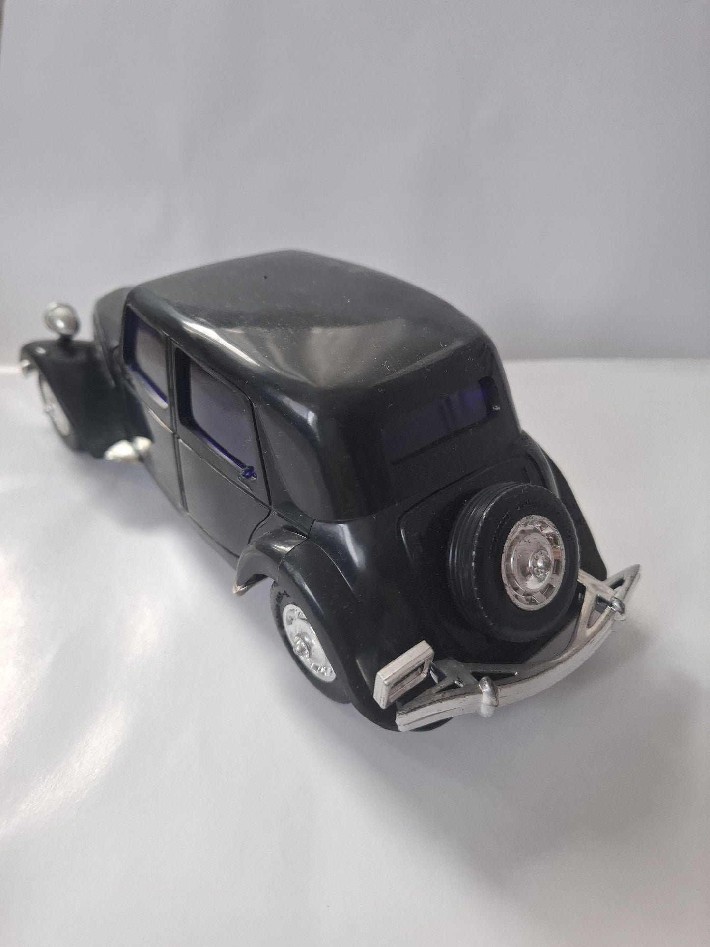 Vintage Toy Car Plastic Car Citroen 15CV Black Diecast Car made in Hong Kong