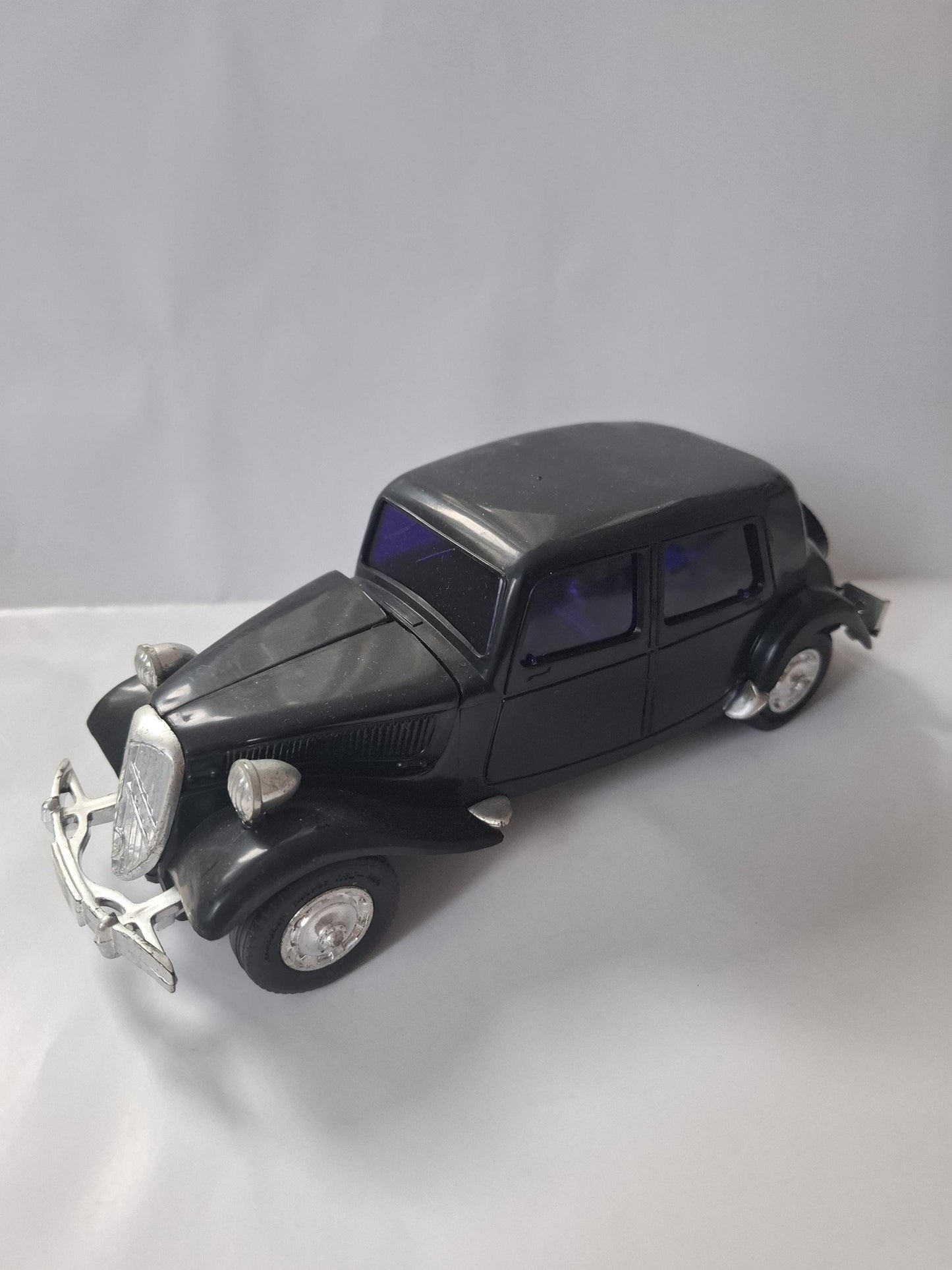 Vintage Toy Car Plastic Car Citroen 15CV Black Diecast Car made in Hong Kong