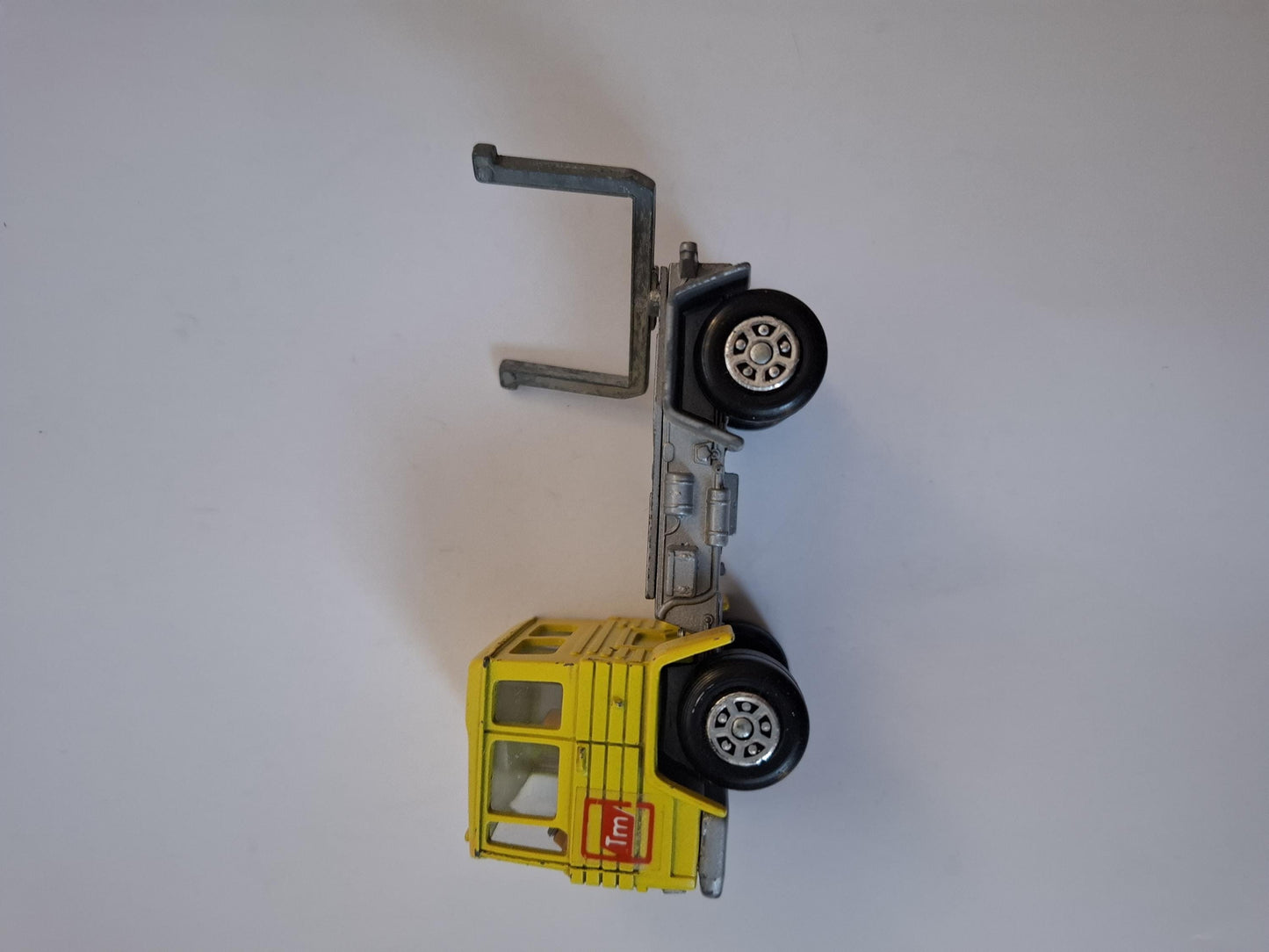 Vintage Mira Pegaso Yellow Diecast Truck - made in Spain 1/64 scale - rare
