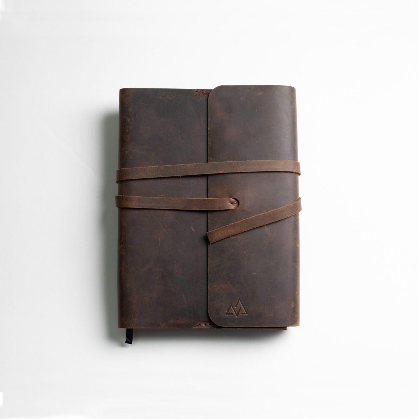Handmade Leather Notebook Refillable Journal Personalized Gift for Writers & Travelers Brown