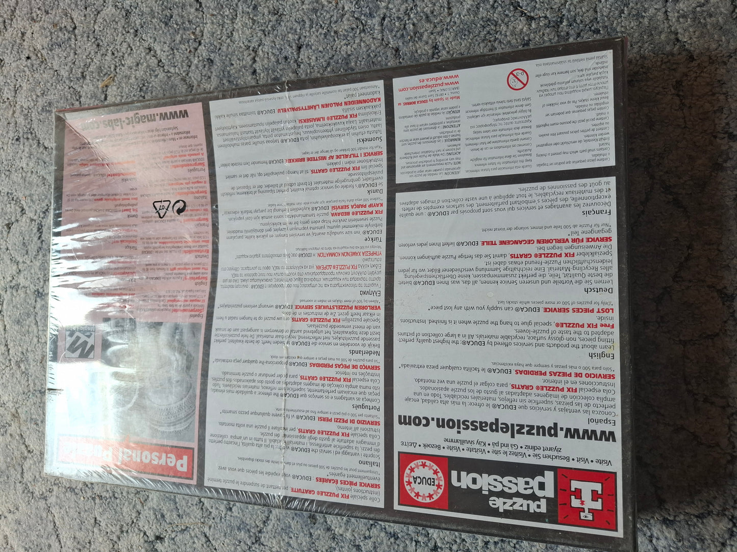 Educa 2000-Piece Jigsaw Puzzle – Crete Harbor Greece – New Sealed (2005)