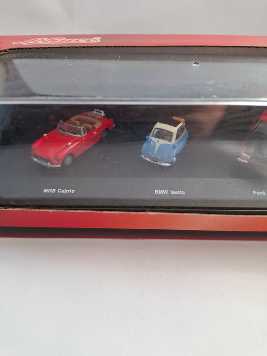 Schuco Collectors Model Cars  1:72 set of 4 small cars