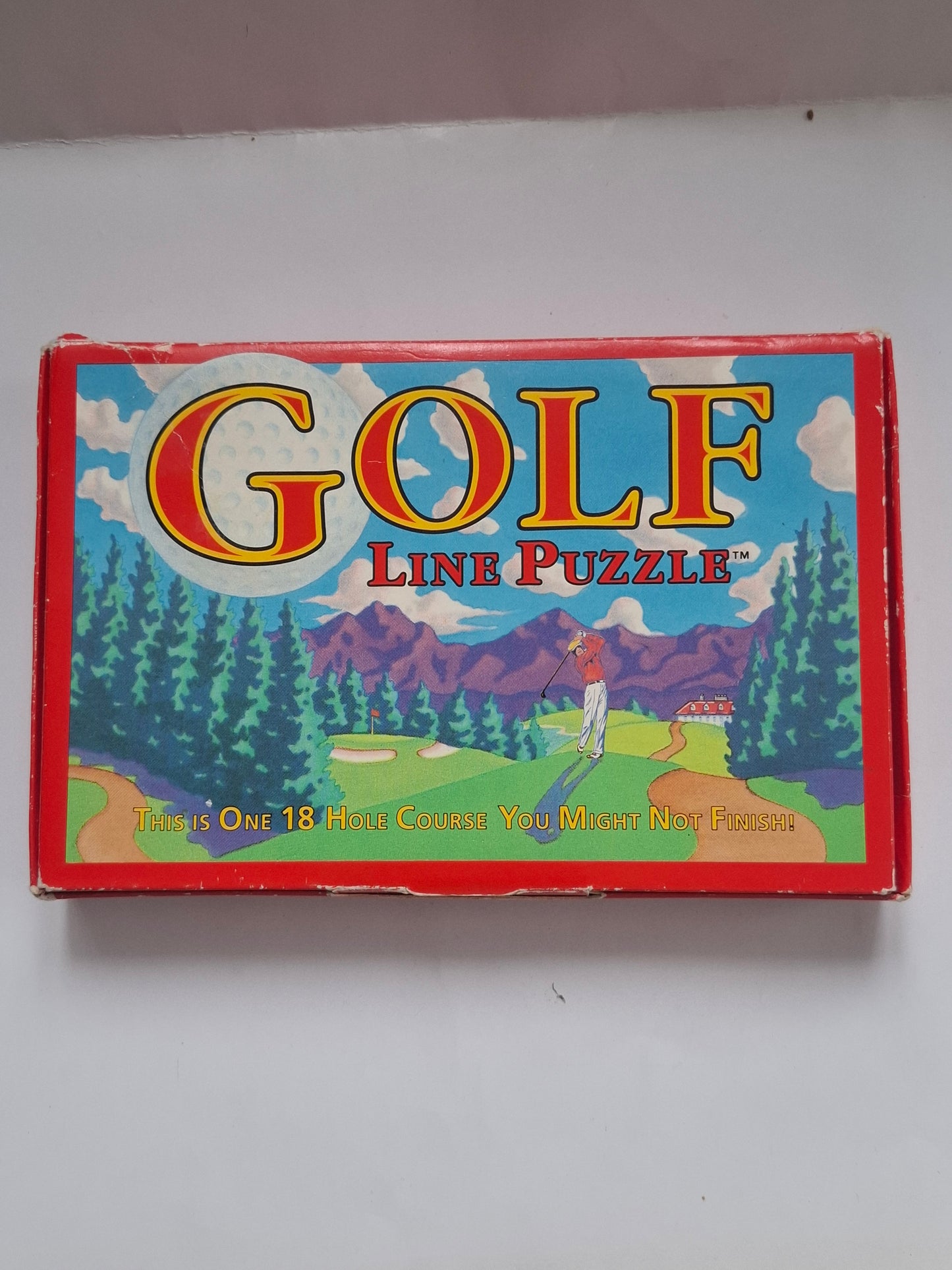 Rare Vintage 1994 Golf Line Puzzle Course 1 by Binary Arts Corporation COMPLETE