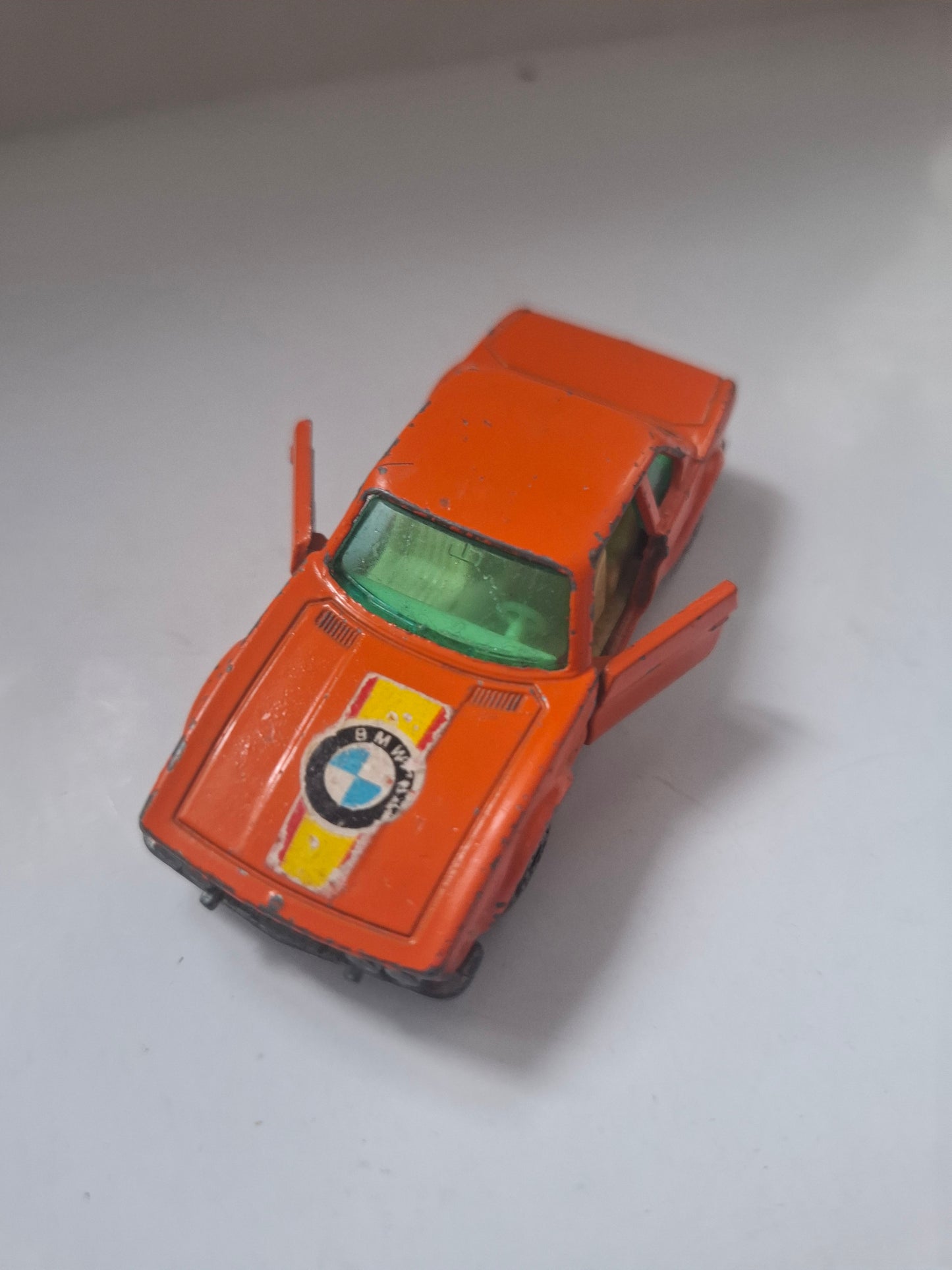 1976 Matchbox Lesney Superfast #45 Orange BMW 3.0 CSL  VTG England