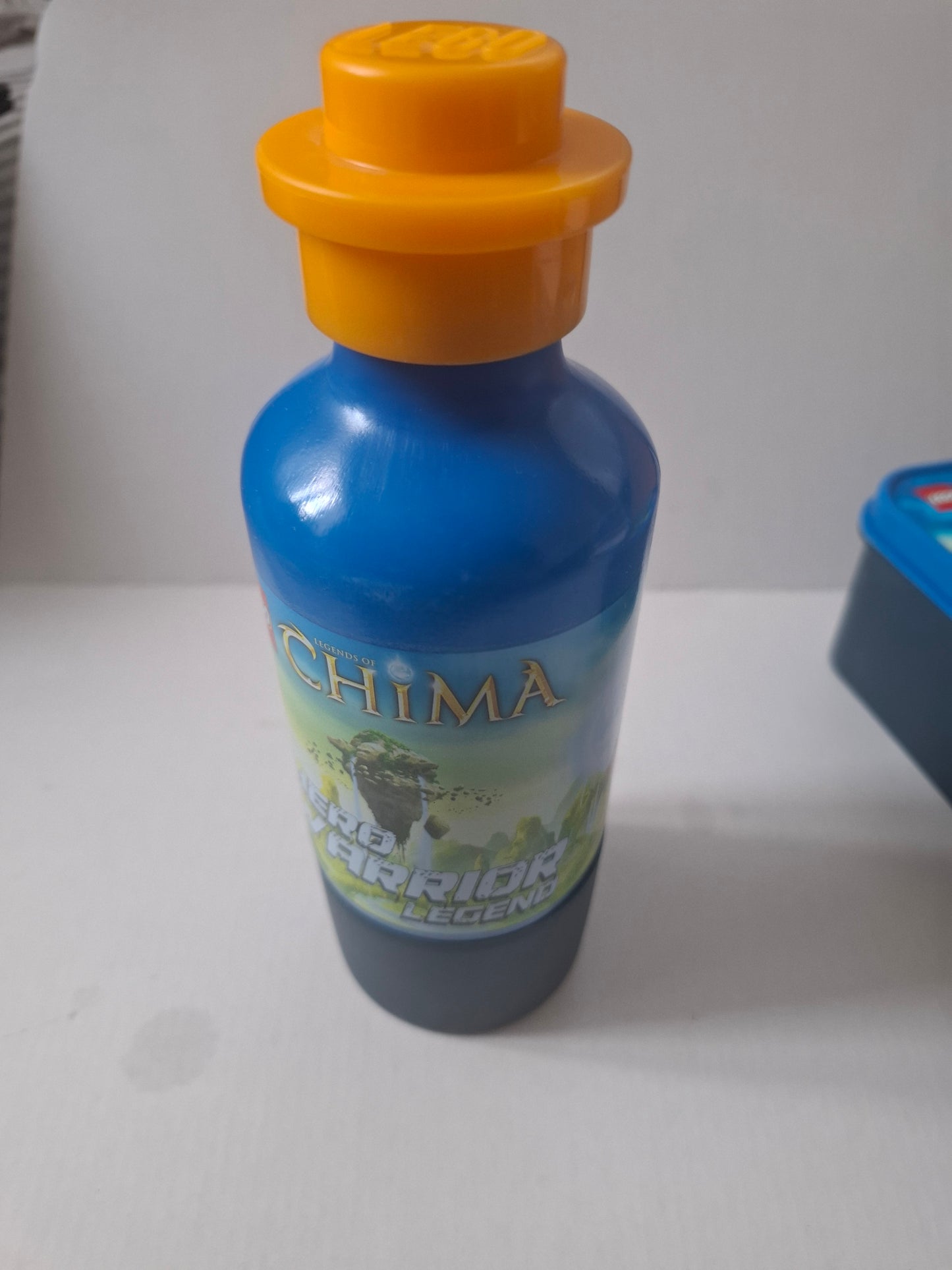 LEGO Chima Lunchbox & Drinking Bottle Set (2012) – Blue – New in Box – Rare Collector’s Item