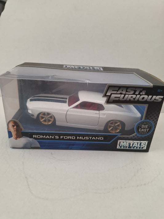 Jada Toys Fast & Furious – Roman’s 1969 Ford Mustang Mk1 – 1:32 Scale Die-Cast Car- Sealed