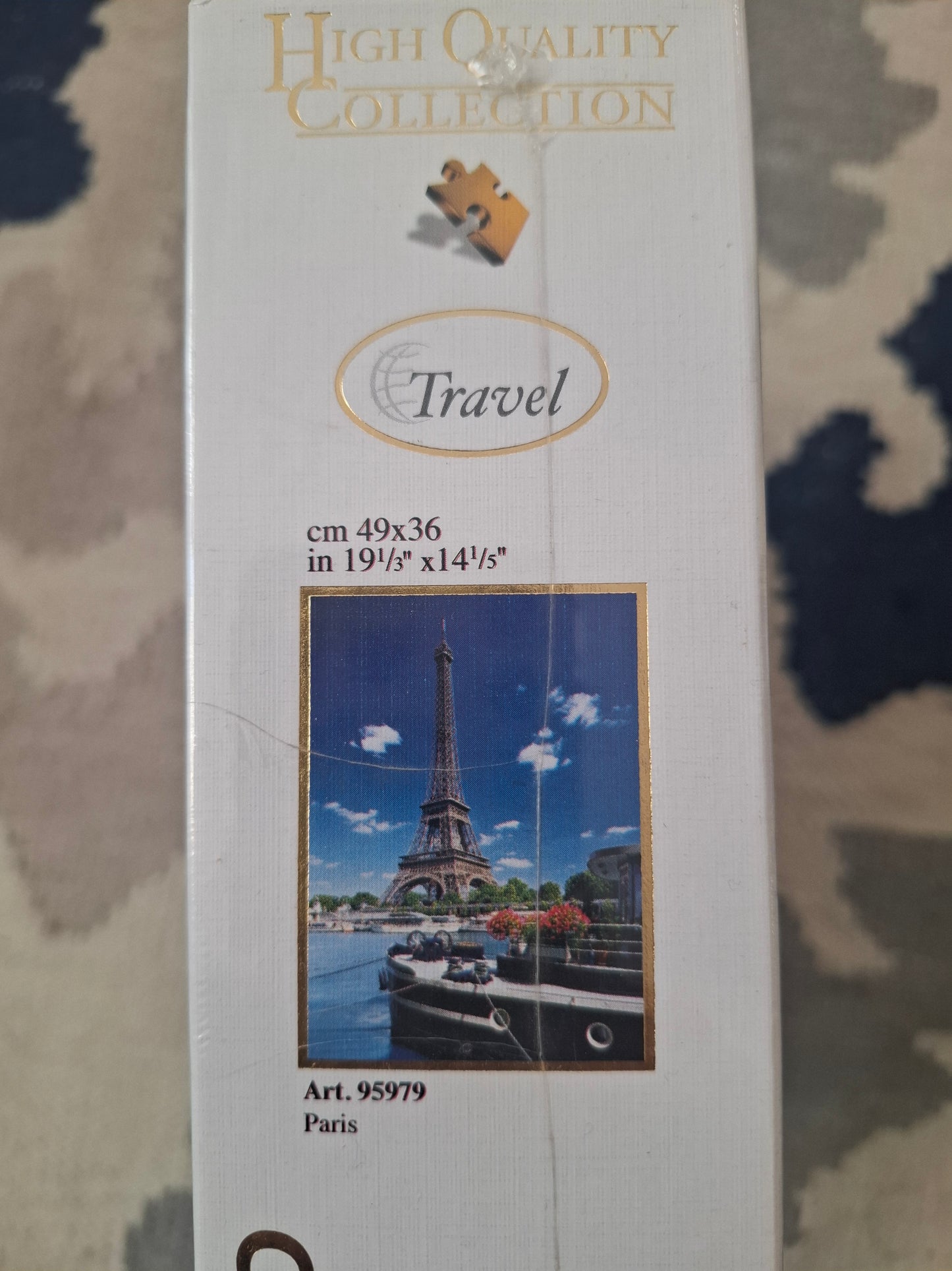Clementoni Puzzle 500 pcs – Romantic Promenade in Paris – Eiffel Tower Scene – New Sealed
