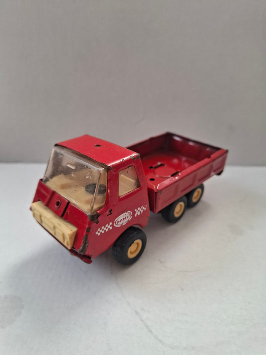 Collectible VintageTin Toy: Bulgarian Blue delivery Truck from the 70s-80s - Tonka Truck Vibes
