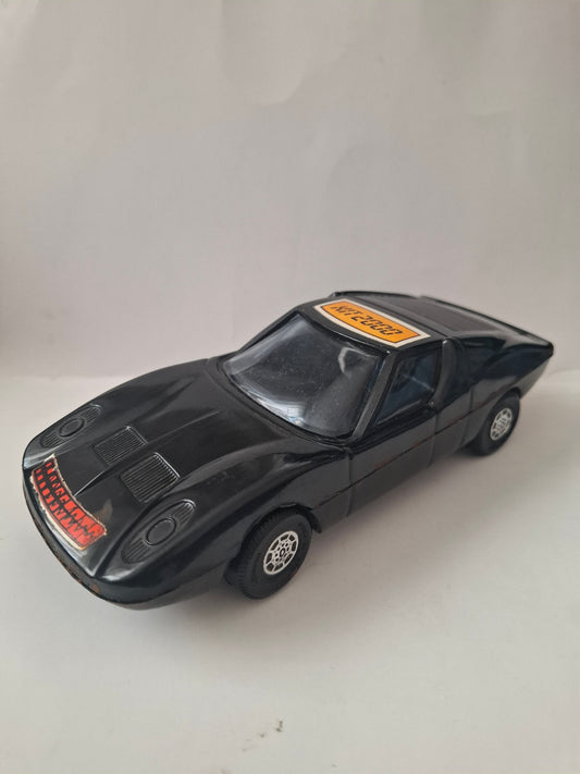 RARE 1980s Polistil Lamborghini Miura "Knight Rider / KITT 2000" 1:23 Scale Model – Made in Greece, No Box