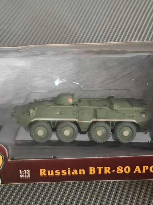 Modern Ground Armor Russian BTR-80 APC Military Tank Model – 1:72 Scale – In Original Box