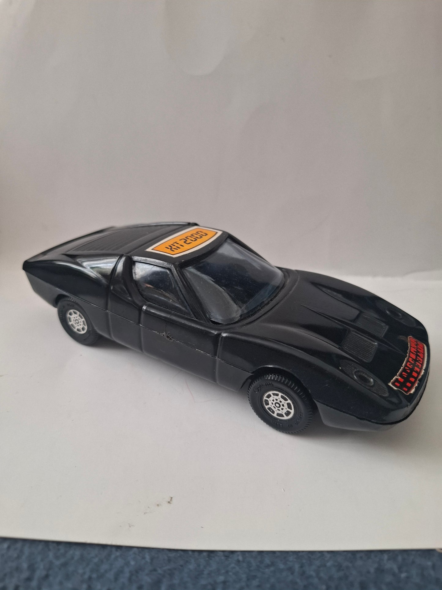 RARE 1980s Polistil Lamborghini Miura "Knight Rider / KITT 2000" 1:23 Scale Model – Made in Greece, No Box