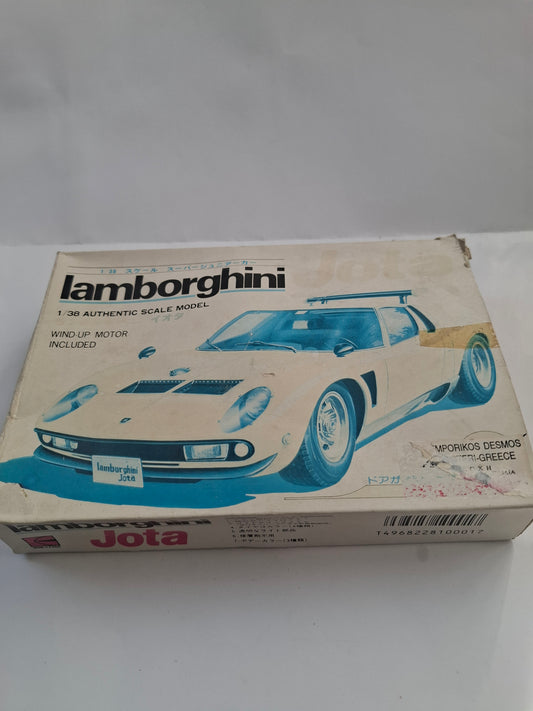 Lamborghini Jota 1/38 Scale Plastic Model Kit – Complete and Sealed
