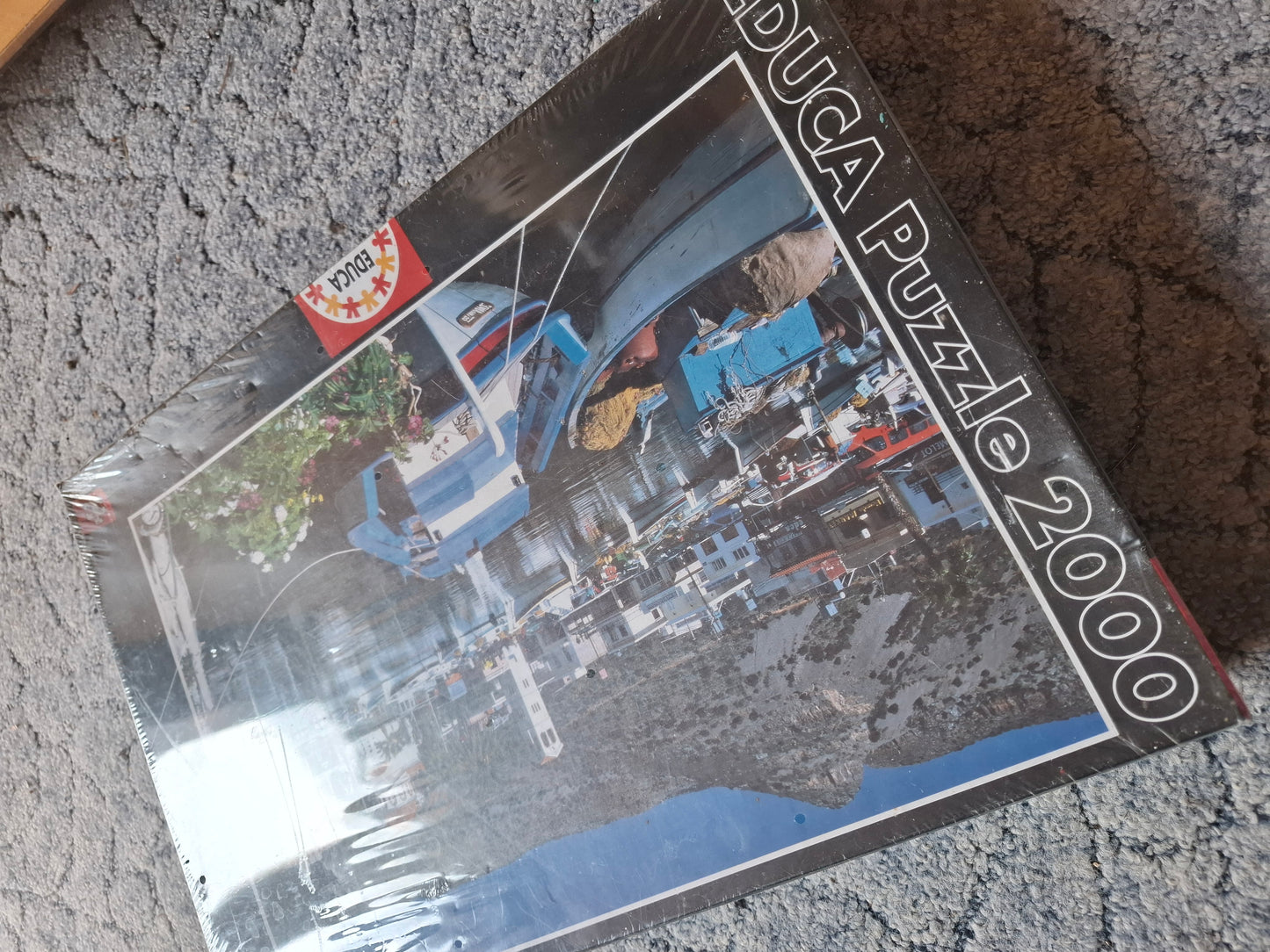 Educa 2000-Piece Jigsaw Puzzle – Crete Harbor Greece – New Sealed (2005)