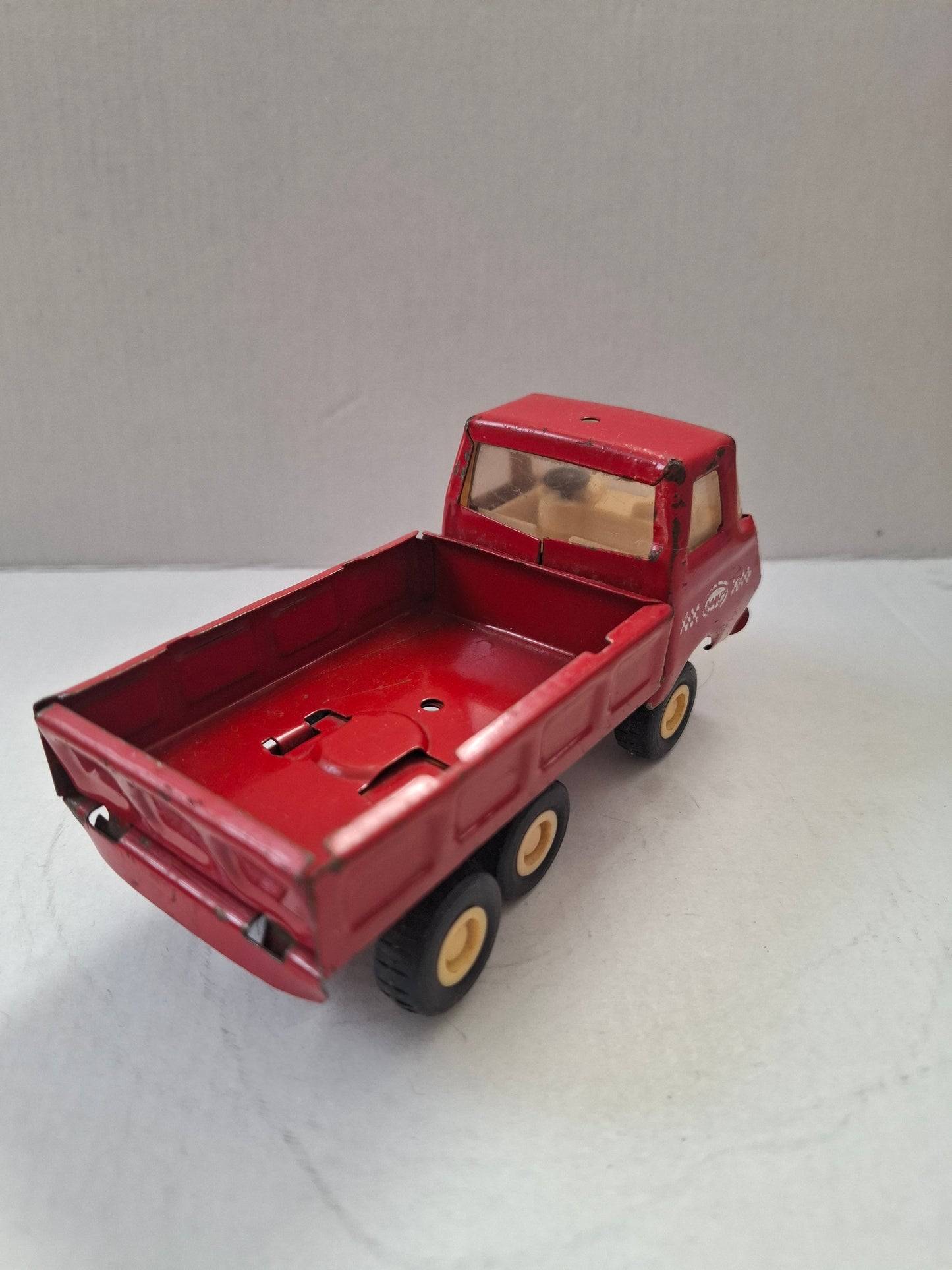 Collectible VintageTin Toy: Bulgarian Blue delivery Truck from the 70s-80s - Tonka Truck Vibes