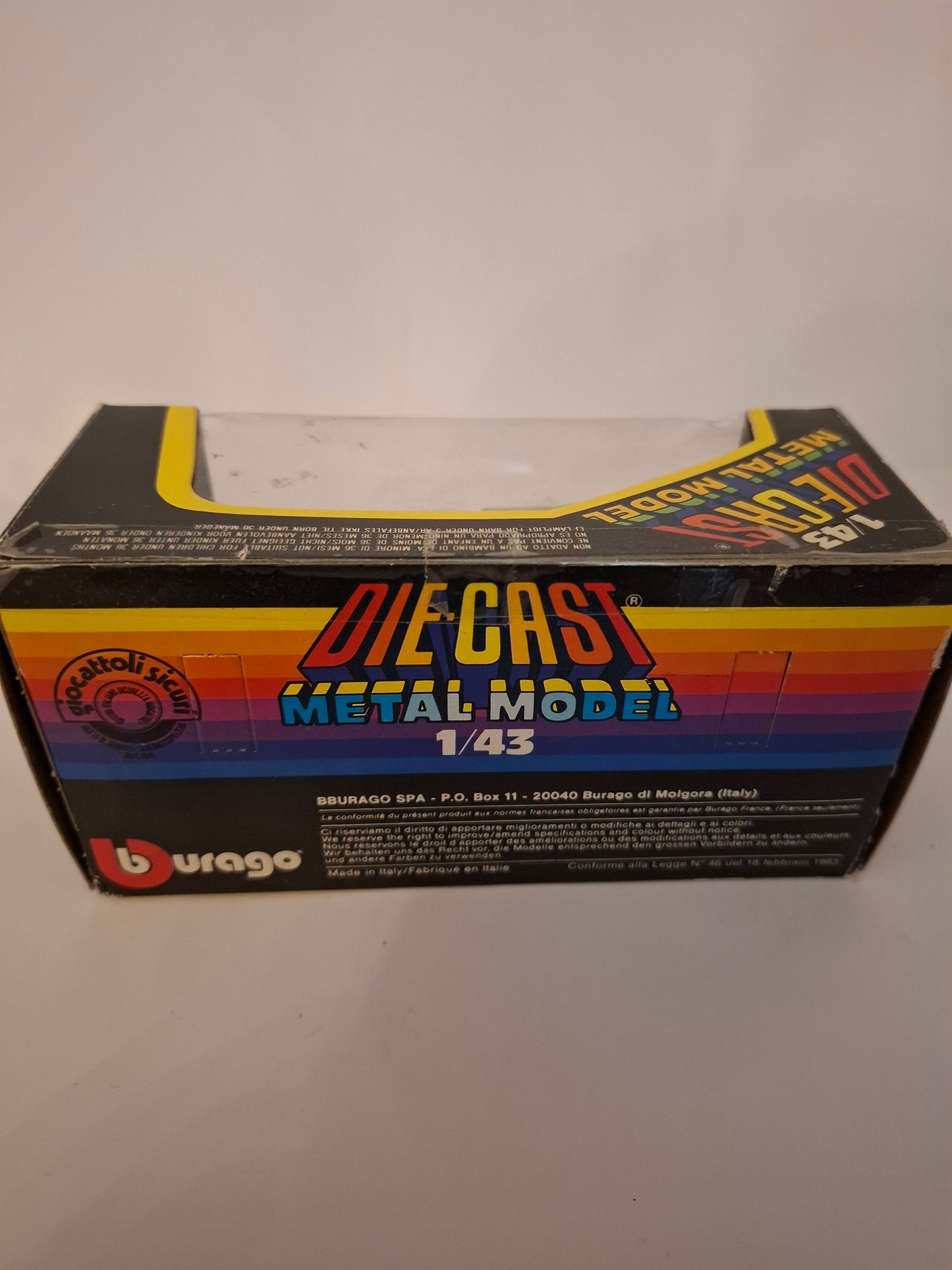 Vinrage 1983 Burago 1/43 Range Rover Diecast Toy Vehicle Green - Cod. 4101 - Rare - Boxed