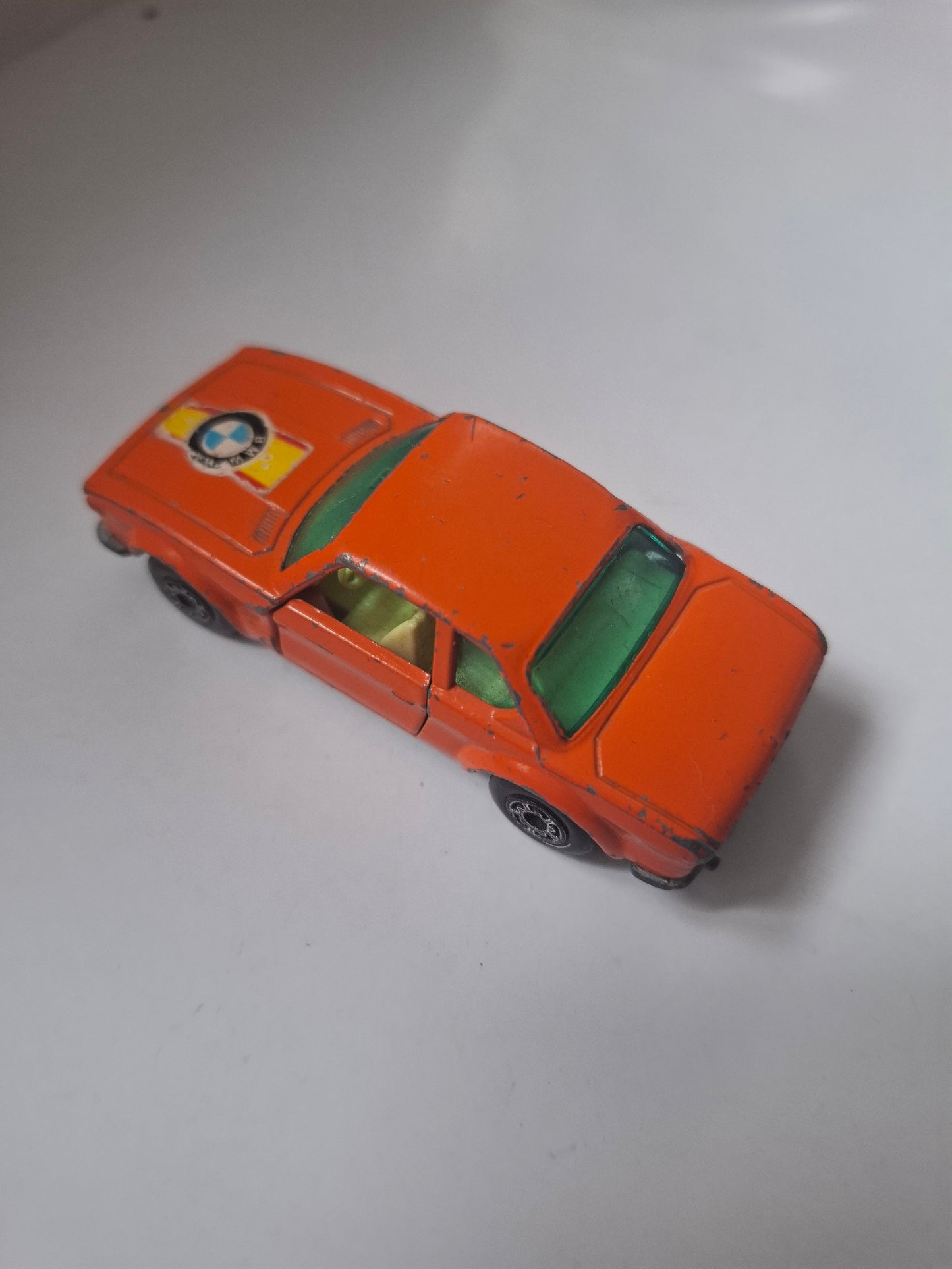 1976 Matchbox Lesney Superfast #45 Orange BMW 3.0 CSL  VTG England
