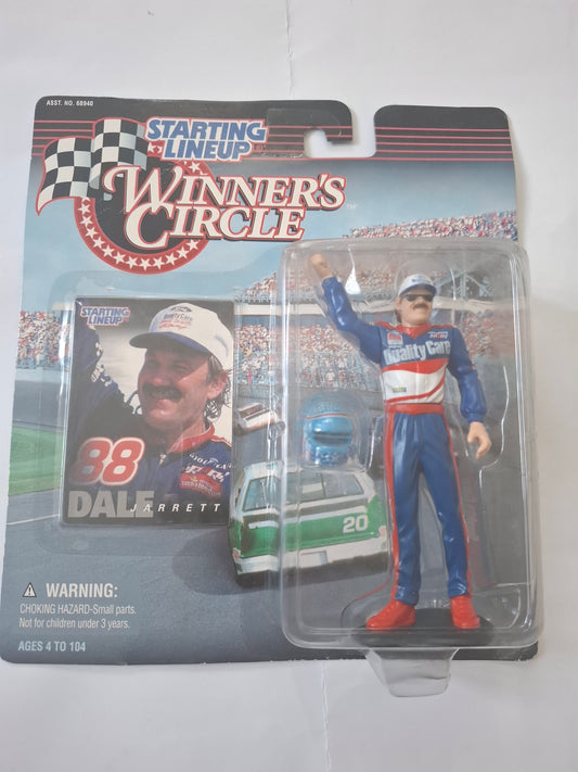 Dale Jarrett 1997 Starting Lineup NASCAR Figure w/ Ford Thunderbird Car – Unopened