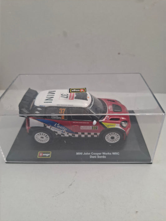 Bburago 1:32 MINI John Cooper Works WRC – Dani Sordo 2012 Rallye Monte Carlo – Diecast Model