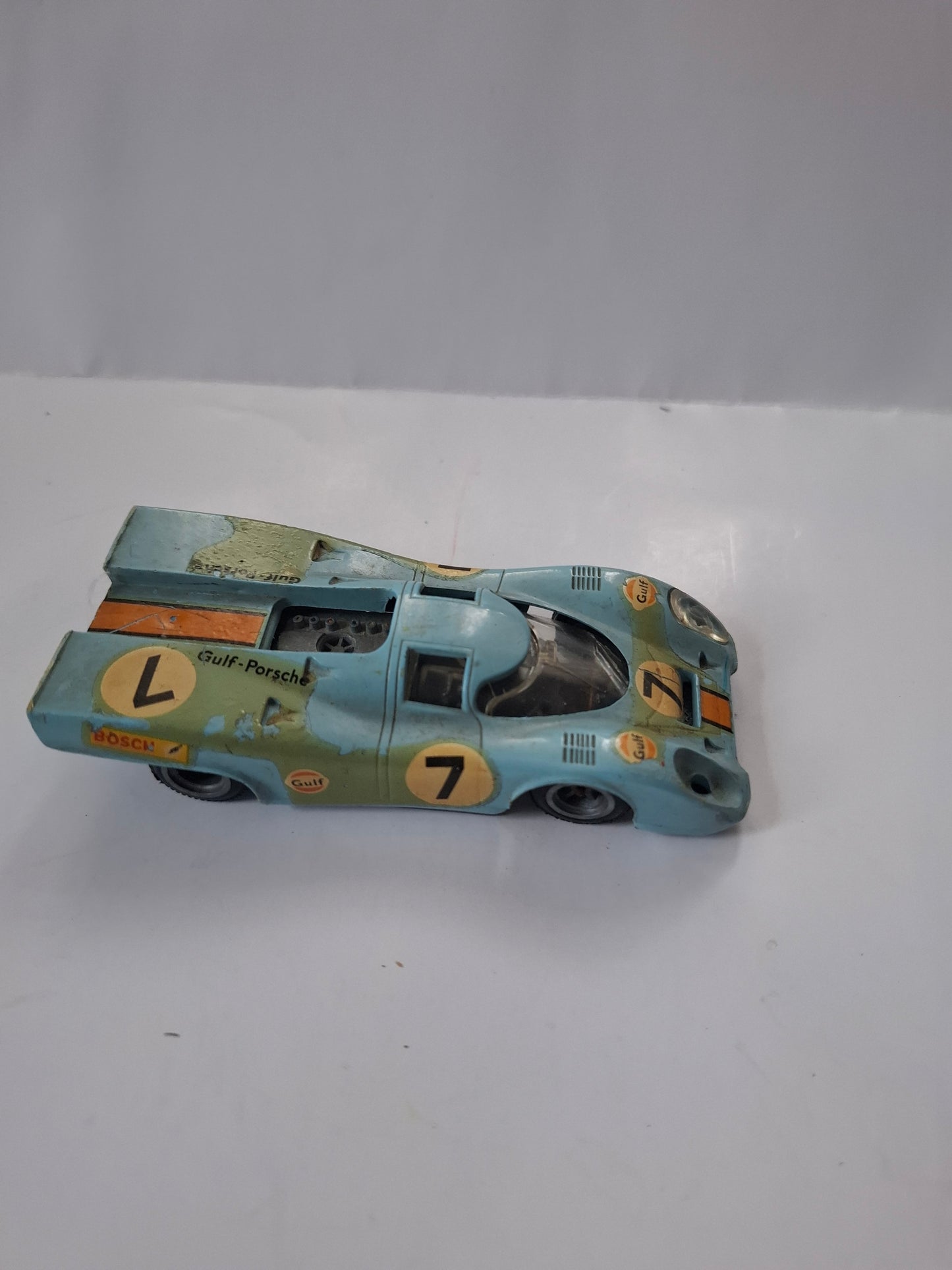 Vintage Super Champion 1:43 Porsche 917 Diecast Model Car No. 7 (Restoration Project)