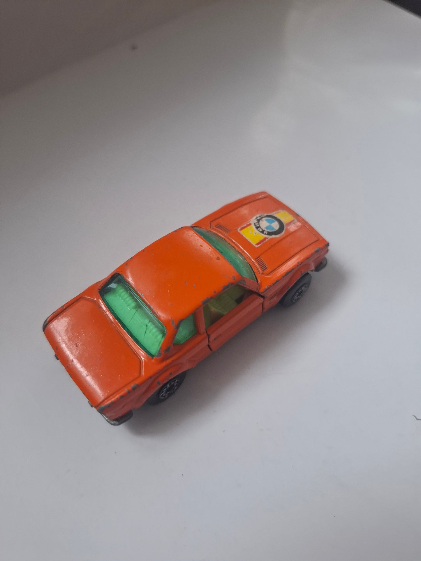 1976 Matchbox Lesney Superfast #45 Orange BMW 3.0 CSL  VTG England