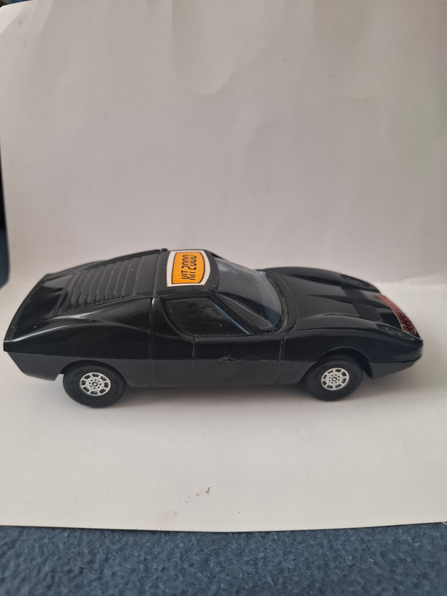 RARE 1980s Polistil Lamborghini Miura "Knight Rider / KITT 2000" 1:23 Scale Model – Made in Greece, No Box