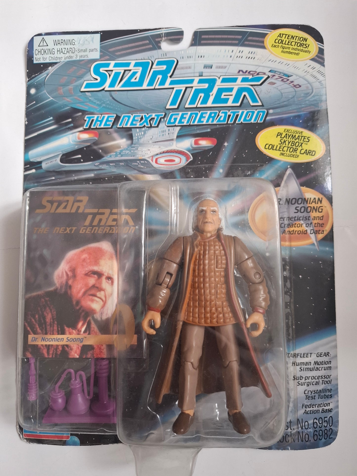 Star Trek: The Next Generation – Dr. Noonian Soong Action Figure by Playmates (1995)