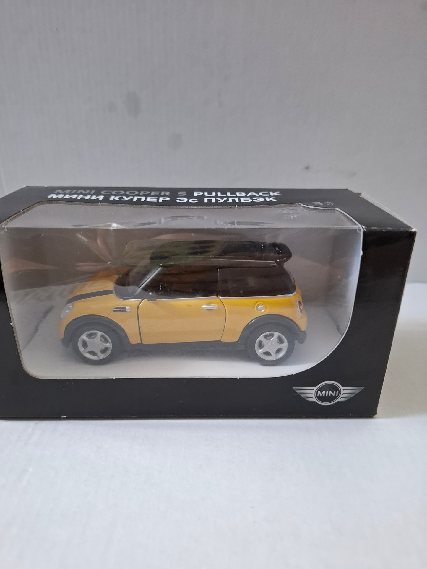 BMW Mini Cooper S EAC Brand 1:36 Scale Pullback Press Promo Car – Maisto – Used Like New, Collector’s Item