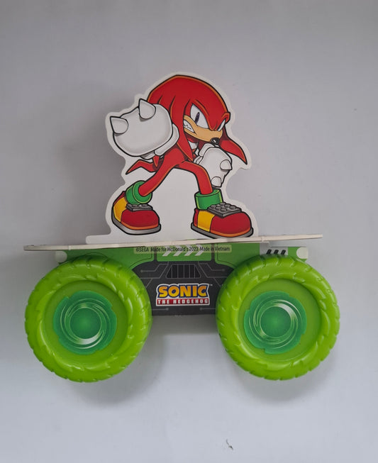 2023 SEGA Sonic The Hedgehog Knuckles Racer Toy – McDonald's Happy Meal (Europe)