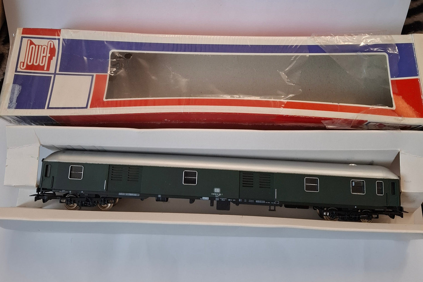 Retro Luggage Van Luggage Car - Jouef Train Car HO 5792 DB Luggage Van Type Dum