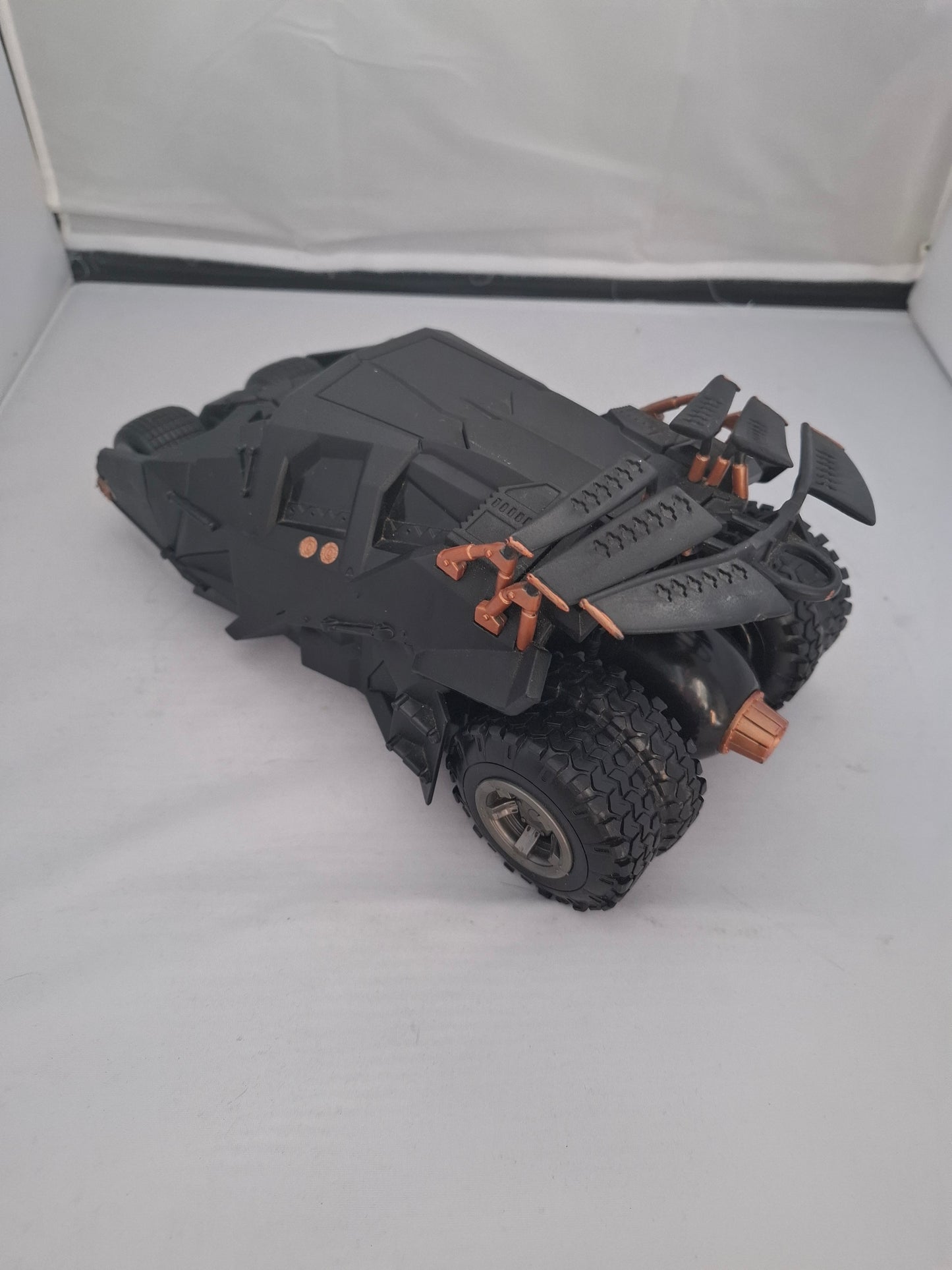 Rare Mattel Tyco 1:6 Batman Begins Batmobile Tumbler 2007 RC Car (For Parts or Repair)