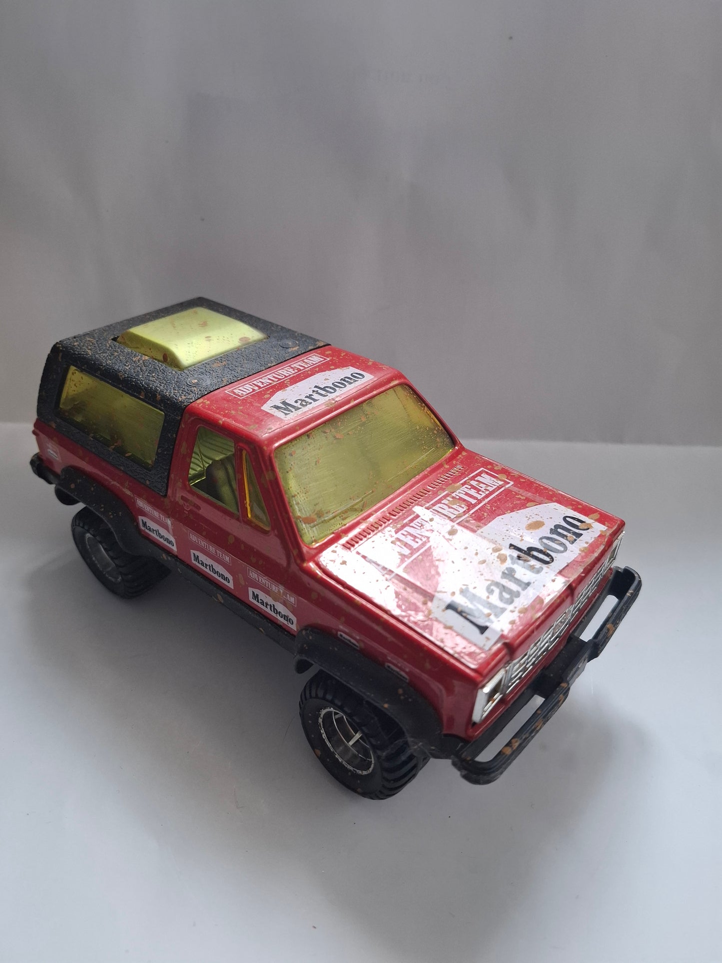Vintage Jadi Toys Giodi Chevrolet Blazer Off-Road Rally – Diecast 1:25, Marlboro Decals, Mud Effect
