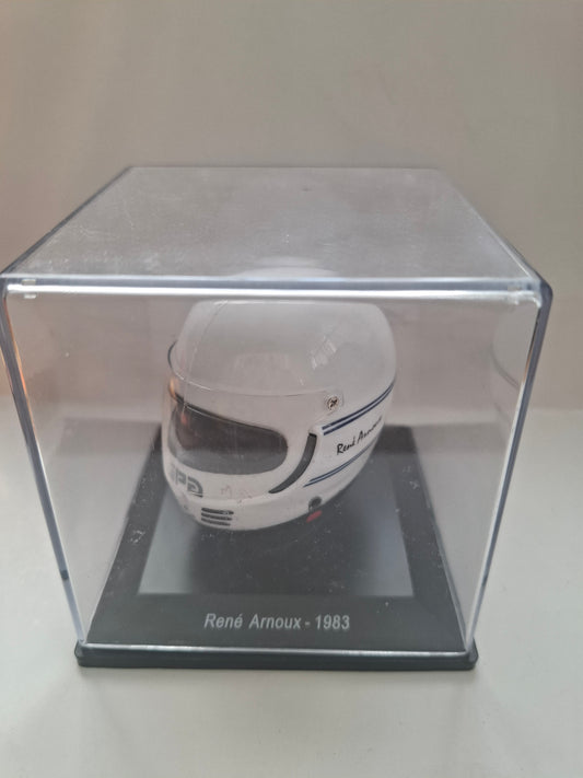 Formula 1 Helmet 1:5 René Arnoux 1983 – Ferrari Scale Model Collectible