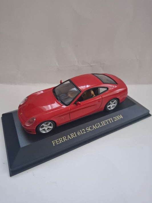 Hot Wheels / IXO Ferrari 612 Scaglietti "2004" – Red – 1:43 Scale