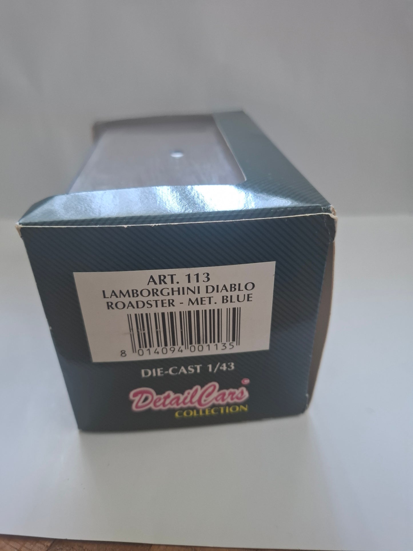 Detail Cars 113 – Lamborghini Diablo Roadster in Metallic Blue (1:43 Scale, Made in Italy)