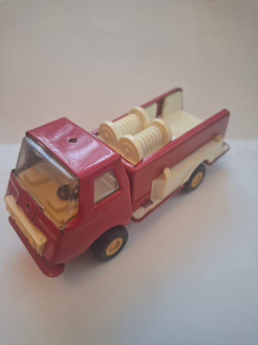 Collectible Vintage Tin Toy: Bulgarian Tiny Tonka Firetruck from the 70s-80s - Tonka Truck Vibes (Copy)