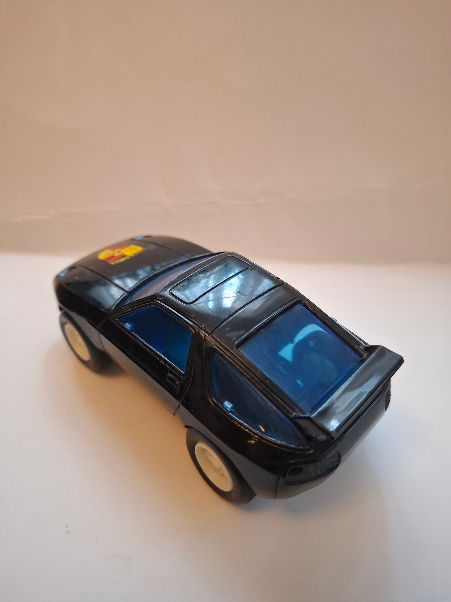 Vintage Black Friction Porsche Racer Toy 1980s – No Box, Friction-Powered, Rare Find